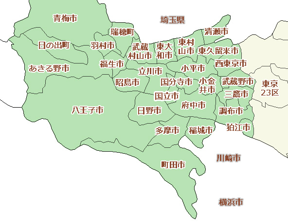 多摩地区で、供花お届けできる斎場の案内